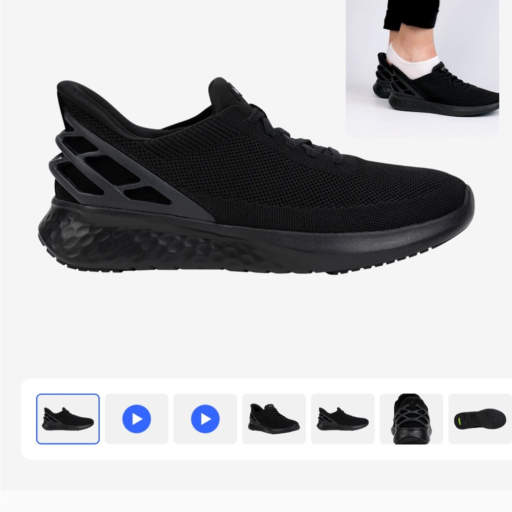 Kizik Men's Athens blackout 7